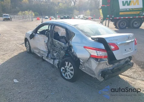 2013 Nissan Sentra S из США, поврежденный, VIN 3N1AB7AP8DL563425